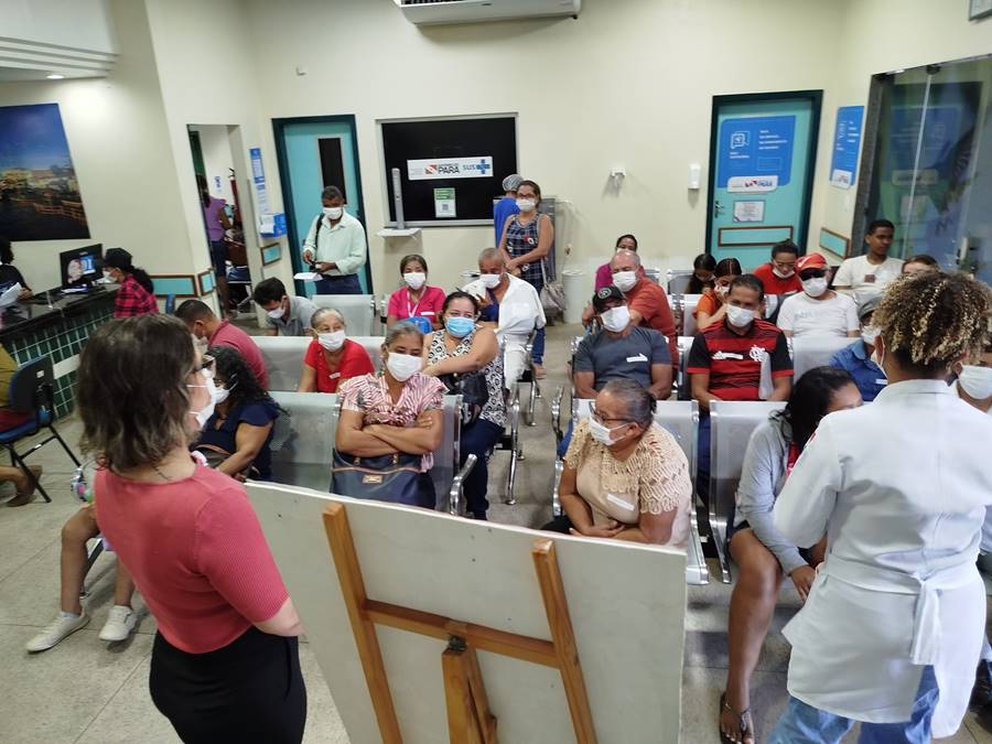  Pacientes do Hospital do Sudeste do Pará participam de palestras educativas sobre combate às drogas