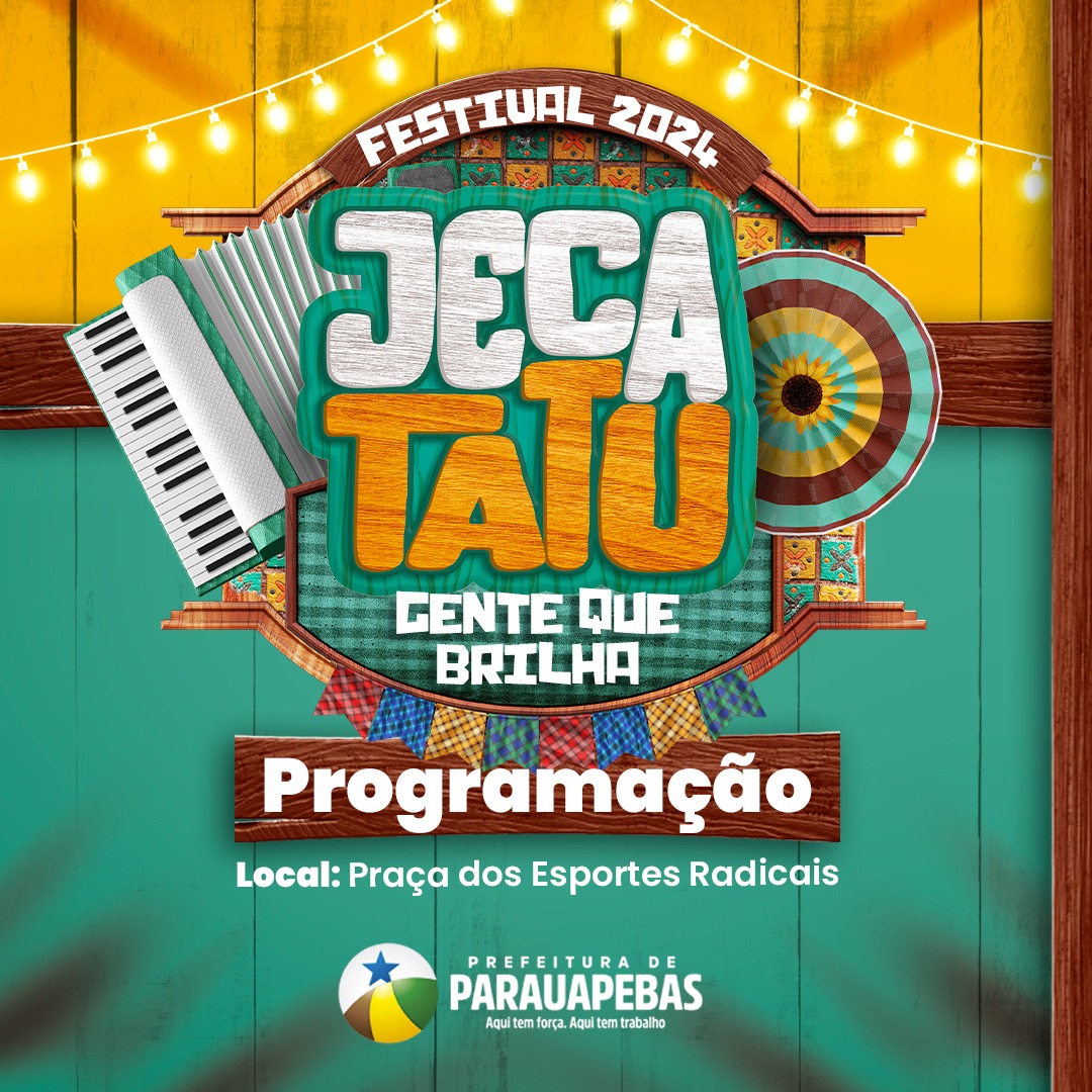  20ª edição do Festival Jeca Tatu 2024 tem como tema “Gente que Brilha”